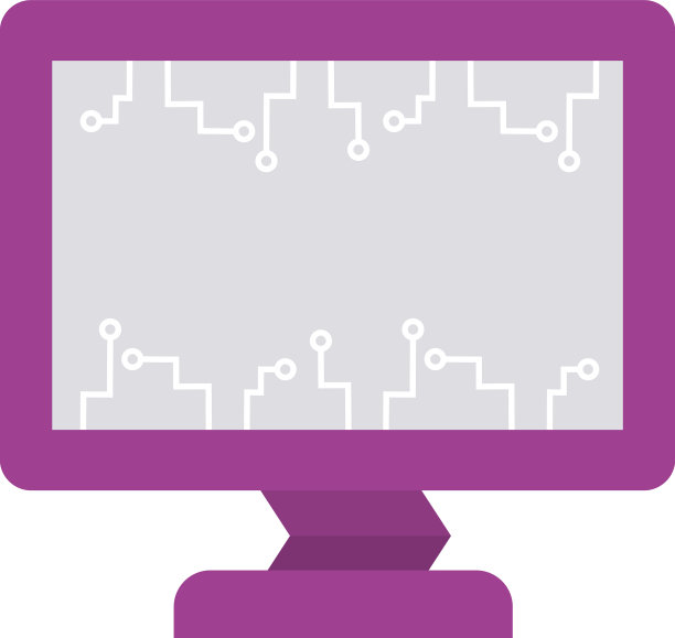 带电子电路的计算机图片下载