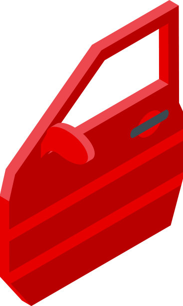 汽车门打印图标等距打印机图片下载