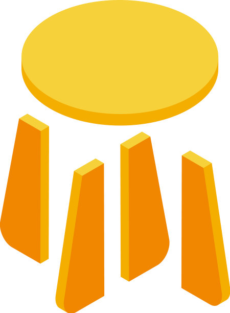 大会圆桌图标等距图片下载