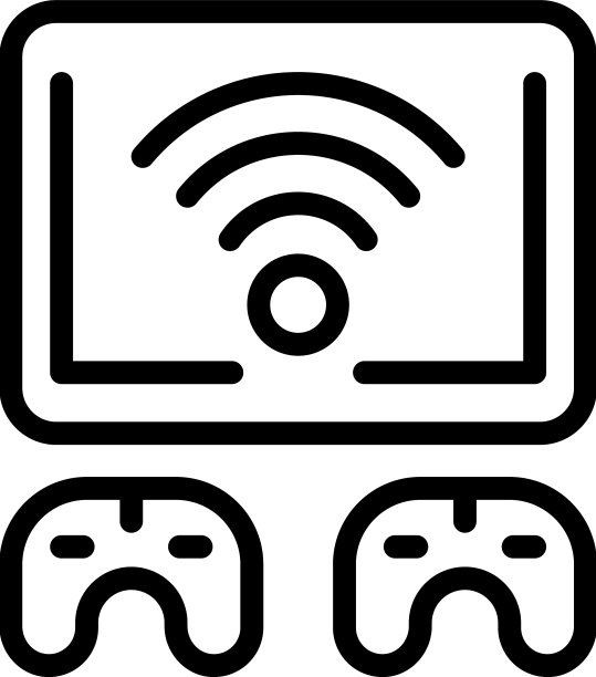 游戏电视图标轮廓在线游戏图片下载