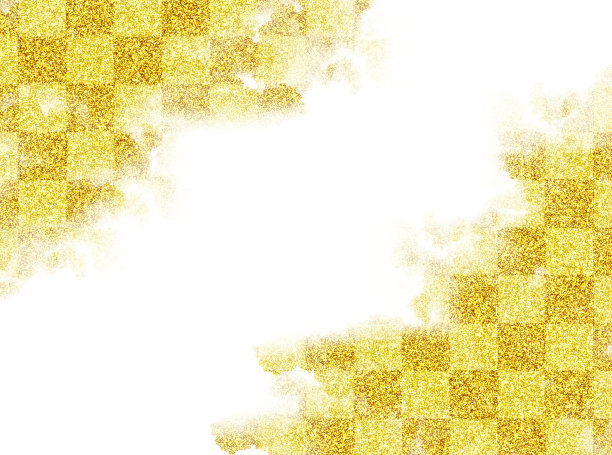 金色的日本图案壁纸，框架。图片下载