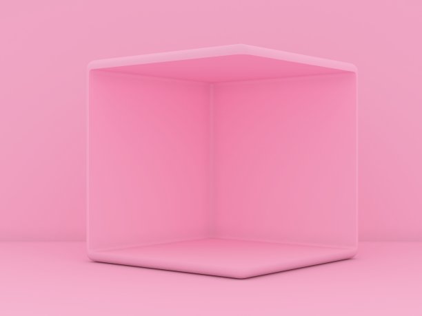 粉红色的方块图片下载