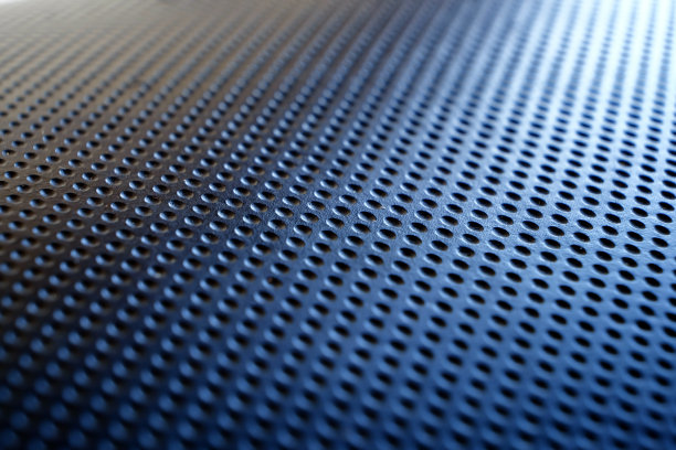 奢华的蓝色皮革纹理背景图片下载