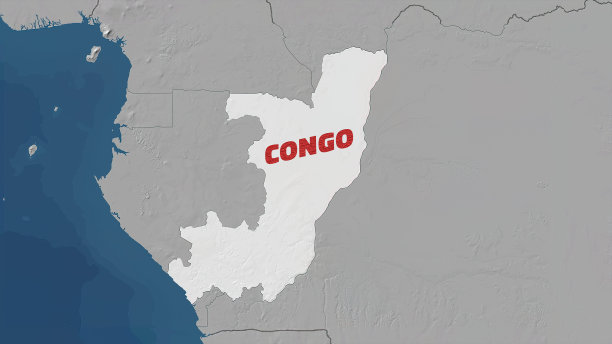 世界地图上的刚果图片下载