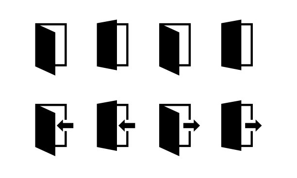 出口和入口图标设置图片下载