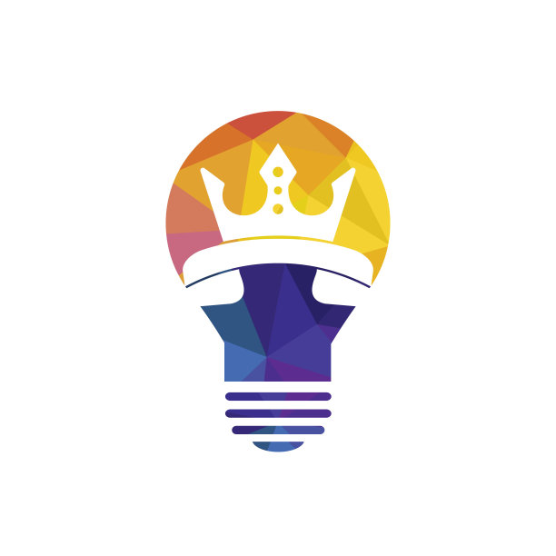 王叫矢量标志设计。手机和表冠图标设计。图片下载