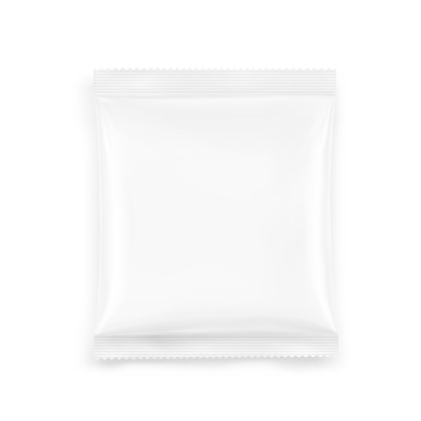 空白透明方枕头袋模型。图片下载