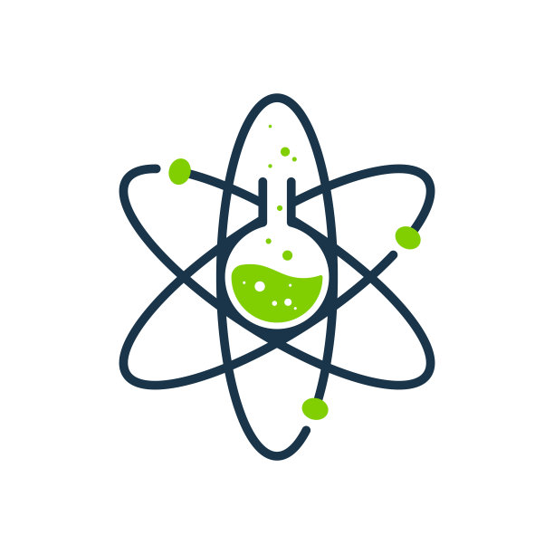 实验室标志设计元素图片下载