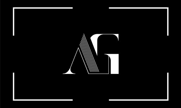 AG, GA抽象字母标志字母组合图片下载