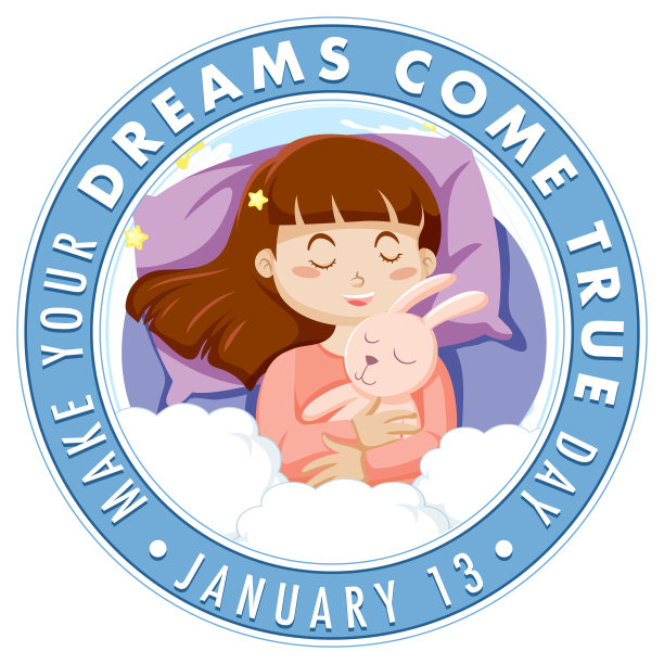 让你的梦想成真日横幅设计图片下载