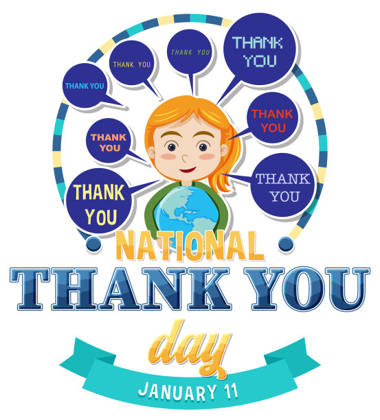 全国感谢日快乐横幅图片下载