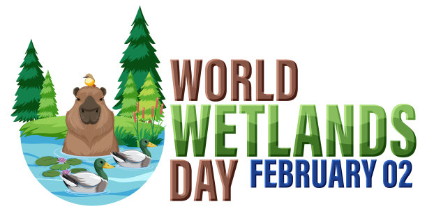 世界湿地日以二月为标志图片下载