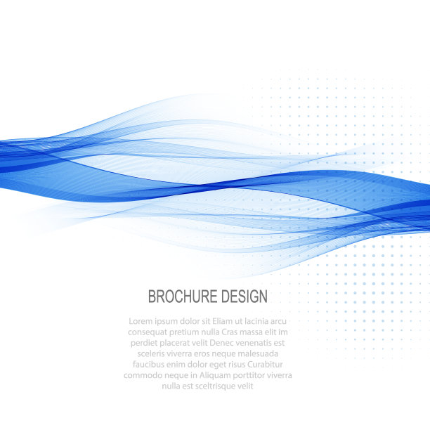 摘要白色背景，蓝色波浪透明线条背景，设计元素图片下载