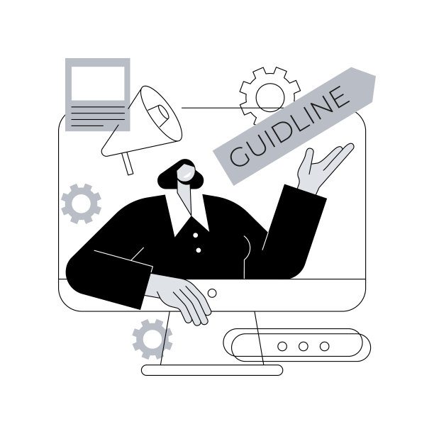 品牌传播指南抽象概念矢量插图。图片下载