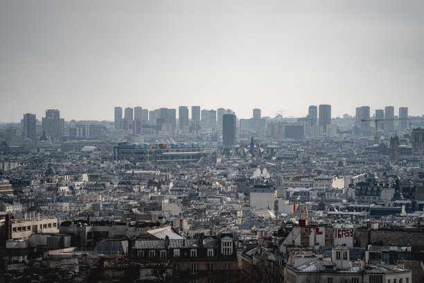 巴黎城市景观图片下载