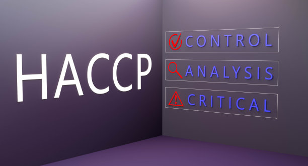 HACCP概念系统识别、评估和管理危害与分析和关键级控制图标。3 d渲染插图。图片下载