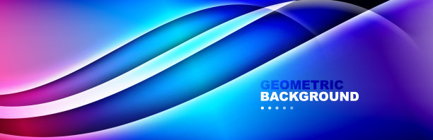 波浪线技术数字模板用图片下载