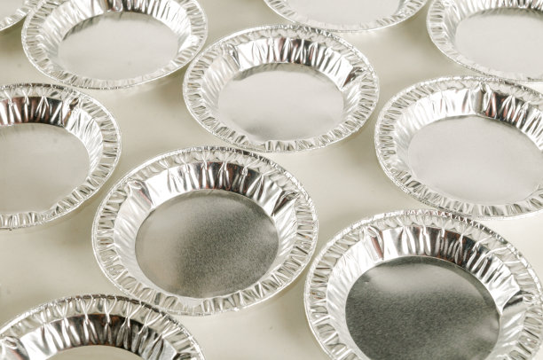 圆形铝箔食品隔离图片下载