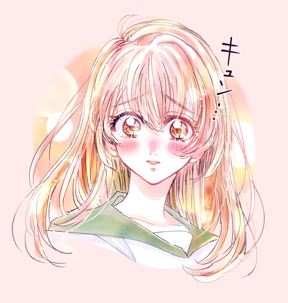 女学生恋爱的插图图片下载