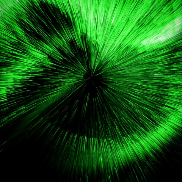 图案的浅绿色线从一个单一的点在黑暗的背景图片下载