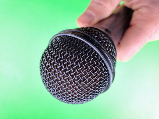 麦克风特写隔离图片下载