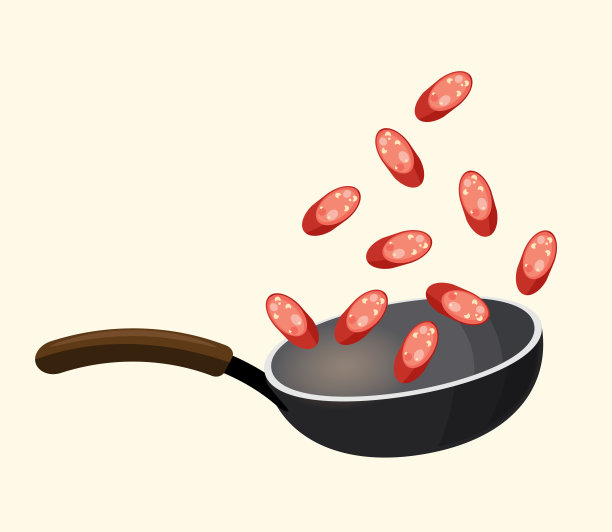 在平底锅里用辣椒炒新鲜蔬菜图片下载