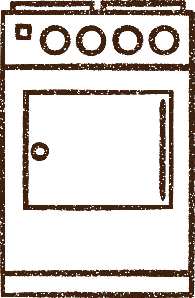 炊具炭笔画图片下载