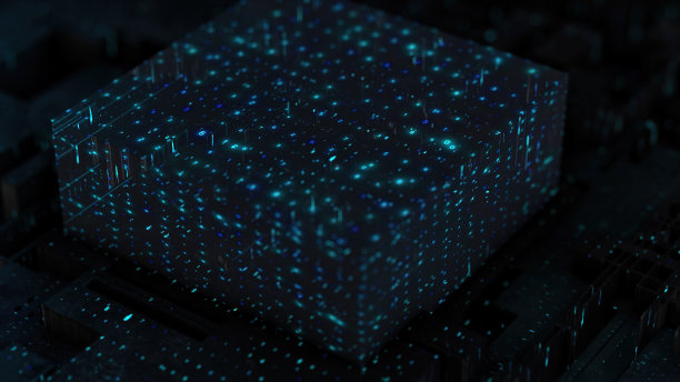 技术环境内的数字抽象处理信息，大数据概念，处理器芯片，计算过程图片下载