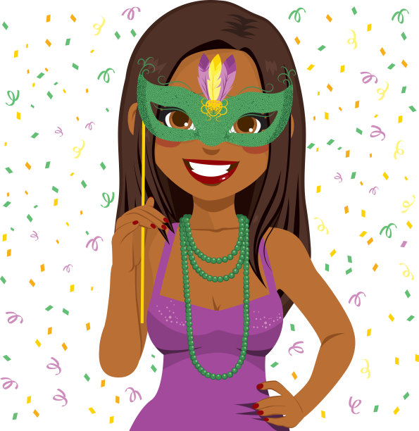 狂欢节女人图片下载