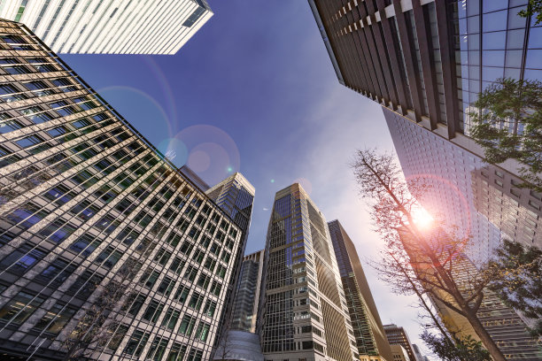 阳光明媚的东京建筑图片下载