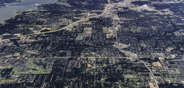 从上面看地球，蒙大拿的空中景观图片下载