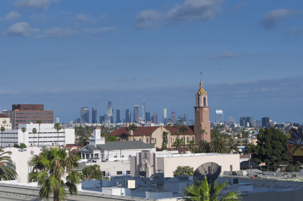 加州洛杉矶各种建筑和城市天际线图片下载