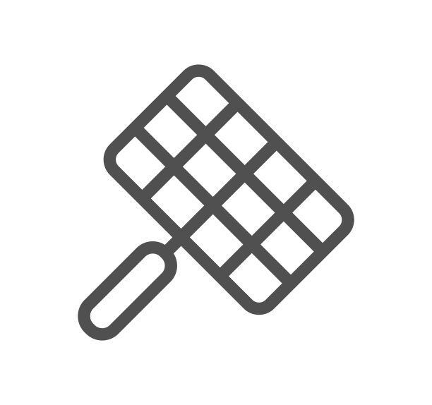烧烤相关图标。图片下载