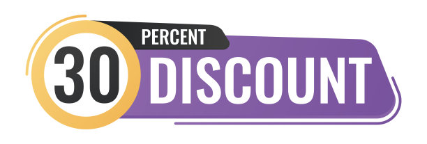 7折。彩色的图标。博客管理，博客和网站写作。概念海报为社交网络，广告，横幅图片下载