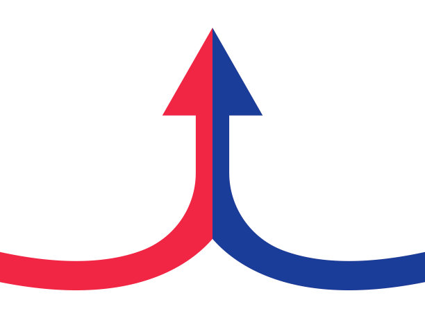 箭头是统一的。伙伴关系和增长。商业概念向量图片下载