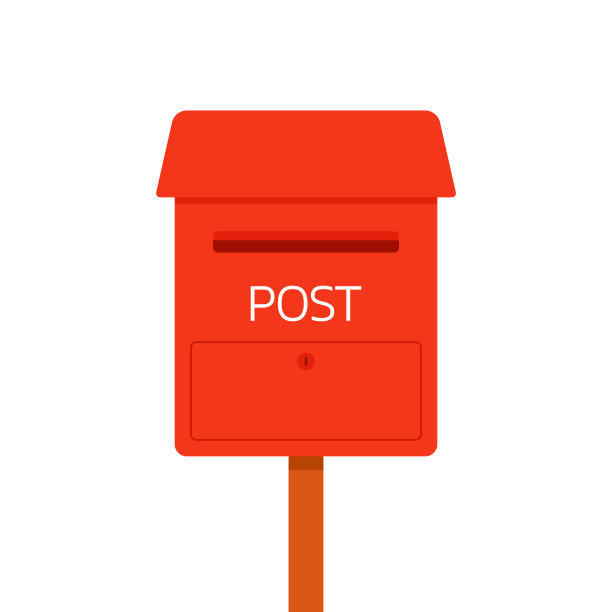 邮箱向量。白色背景邮箱。图片下载