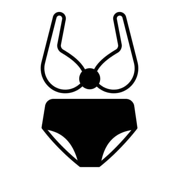 女士在服装矢量设计孤立的白色背景图片下载