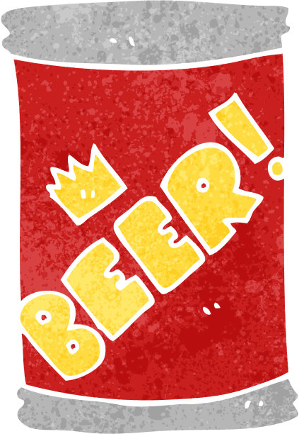 卡通啤酒罐图片下载