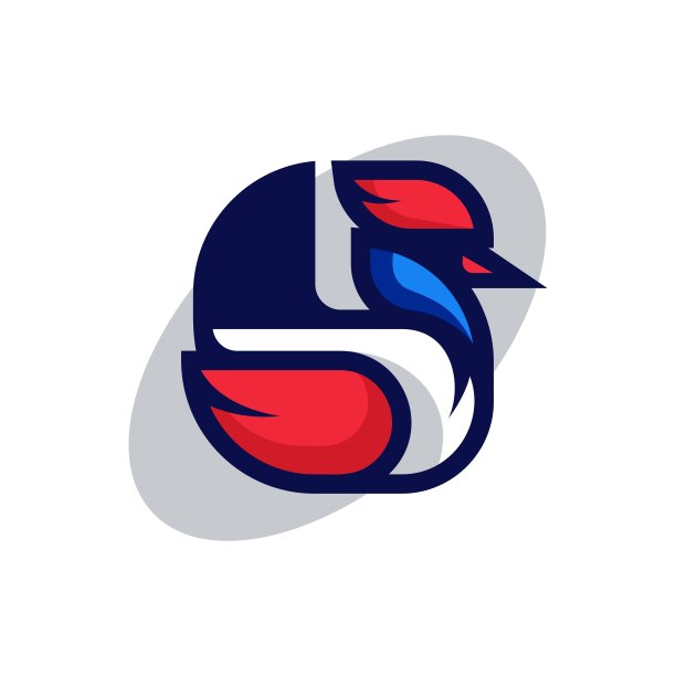 矢量插图公鸡简单的吉祥物风格。图片下载