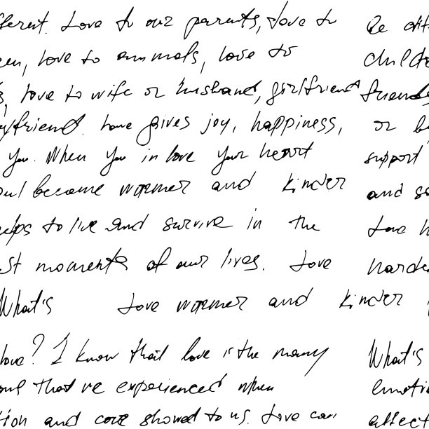 手写墨水文本背景。情书仿复古写法无缝花纹。老式字体壁纸。铭文的背景。重复用黑色笔写的纸织物图片下载