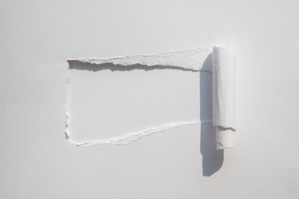 黑白彩色撕纸图片下载