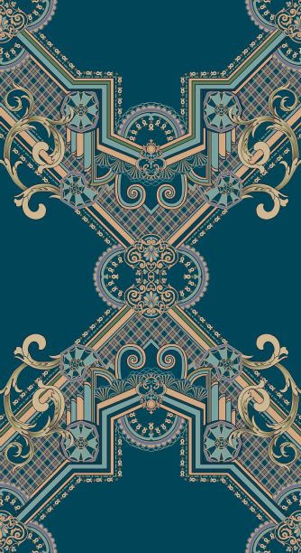 巴洛克风格的美丽无缝图案图片下载