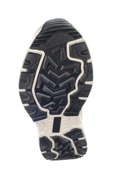 新登山靴的底部图片下载