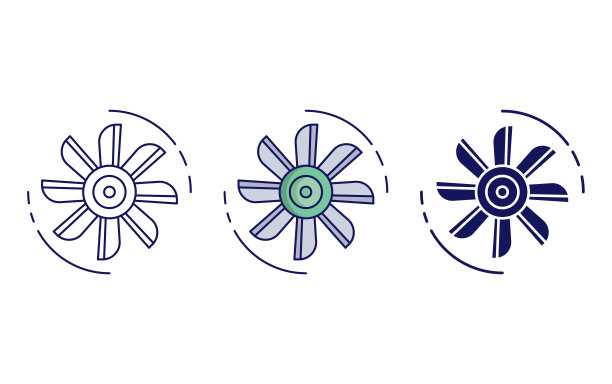 散热器风扇图标图片下载