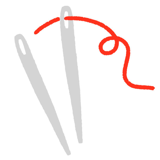 针工艺品缝纫手工针线针插画图片下载