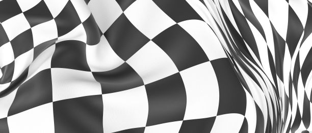 黑白旗帜插图背景图片下载