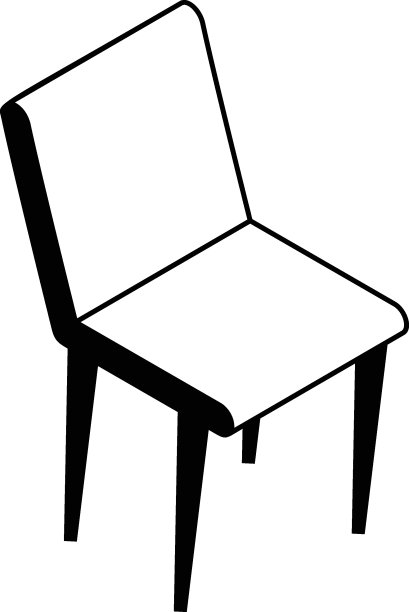 木金属凳子等距矢量图标设计，室内设计符号，家庭办公室装饰标志，住宅和商业装饰元素库存插图，户外坐椅概念图片下载