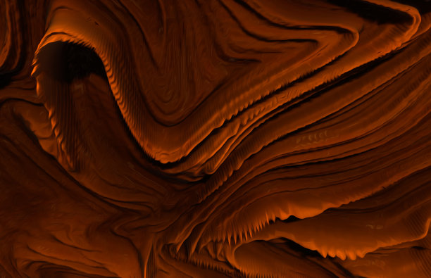 神奇的世界。超现实主义的景观。抽象的幻想背景。三维演示图片下载