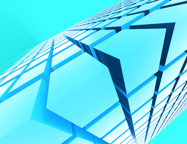 抽象的蓝色背景-几何纹理图片下载