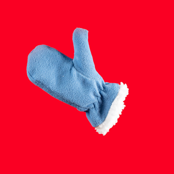 手套戴红色图片下载